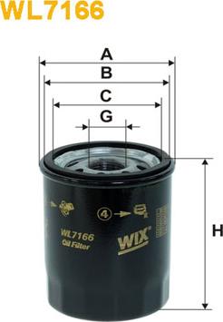 WIX Filters WL7166 - Oil Filter autospares.lv