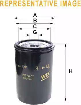 WIX Filters WL7139 - Oil Filter autospares.lv