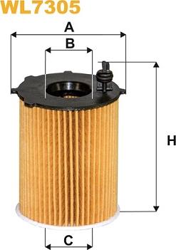 WIX Filters WL7305 - Oil Filter autospares.lv