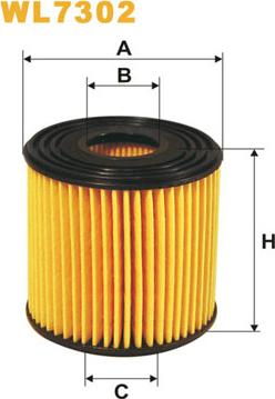 WIX Filters WL7302 - Oil Filter autospares.lv