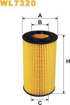 WIX Filters WL7320 - Oil Filter autospares.lv