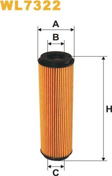 WIX Filters WL7322 - Oil Filter autospares.lv