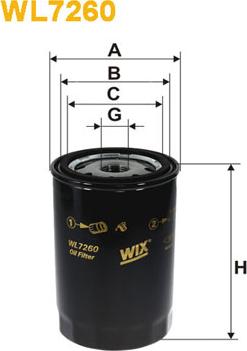 WIX Filters WL7260 - Oil Filter autospares.lv