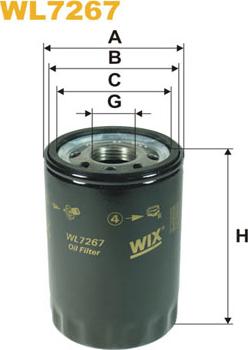 WIX Filters WL7267 - Oil Filter autospares.lv