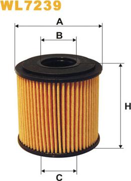 WIX Filters WL7239 - Oil Filter autospares.lv