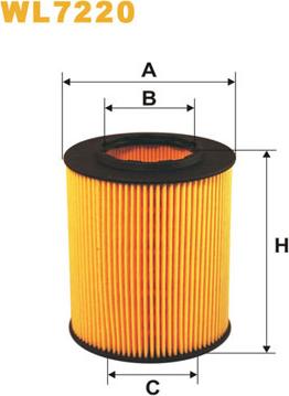 WIX Filters WL7220 - Oil Filter autospares.lv