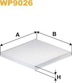 WIX Filters WP9026 - Filter, interior air autospares.lv