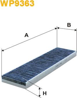 WIX Filters WP9363 - Filter, interior air autospares.lv