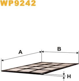 WIX Filters WP9242 - Filter, interior air autospares.lv