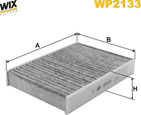 WIX Filters WP2133 - Filter, interior air autospares.lv