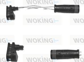 Woking 001096 - Warning Contact, brake pad wear autospares.lv