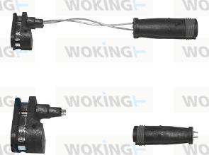 Woking 001043 - Warning Contact, brake pad wear autospares.lv