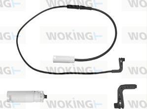 Woking 001069 - Warning Contact, brake pad wear autospares.lv