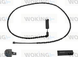 Woking 001066 - Warning Contact, brake pad wear autospares.lv