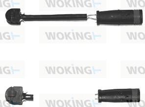 Woking 001062 - Warning Contact, brake pad wear autospares.lv