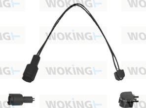 Woking 001004 - Warning Contact, brake pad wear autospares.lv