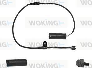 Woking 001025 - Warning Contact, brake pad wear autospares.lv