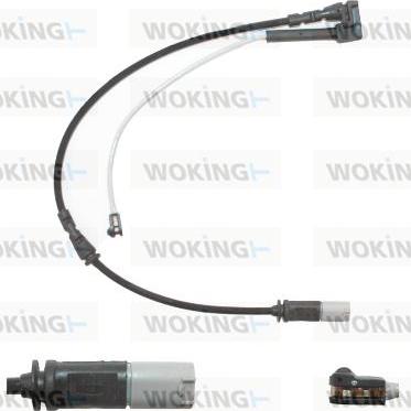 Woking 001142 - Warning Contact, brake pad wear autospares.lv