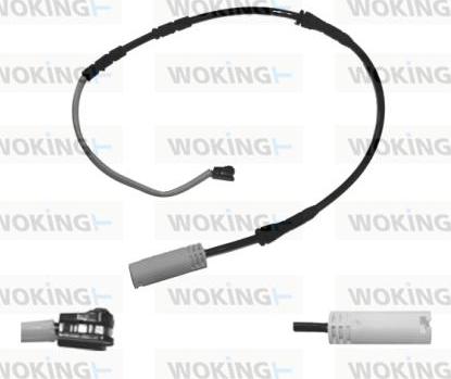 Woking 001101 - Warning Contact, brake pad wear autospares.lv