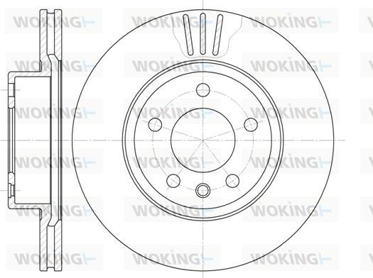 Woking D6490.10 - Brake Disc autospares.lv