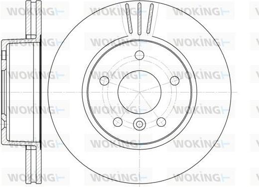 CAR BS-5030 - Brake Disc autospares.lv