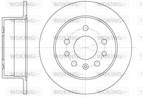 Woking D6532.00 - Brake Disc autospares.lv