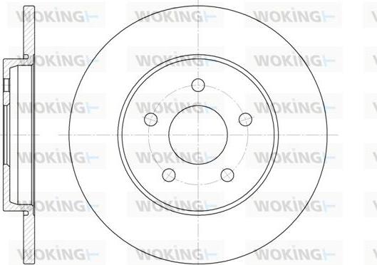 TRIPLE FIVE ADC5026 - Brake Disc autospares.lv