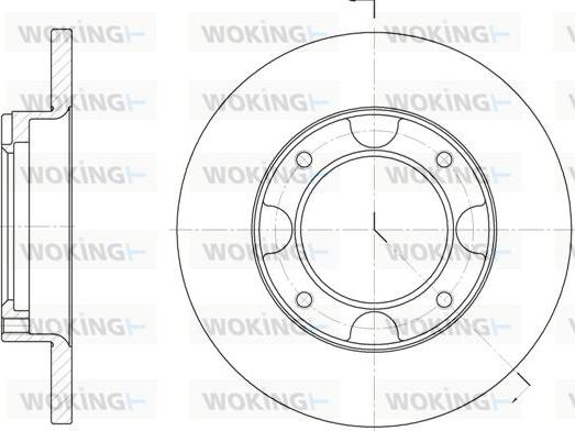 Brake Engineering 838541 - Brake Disc autospares.lv