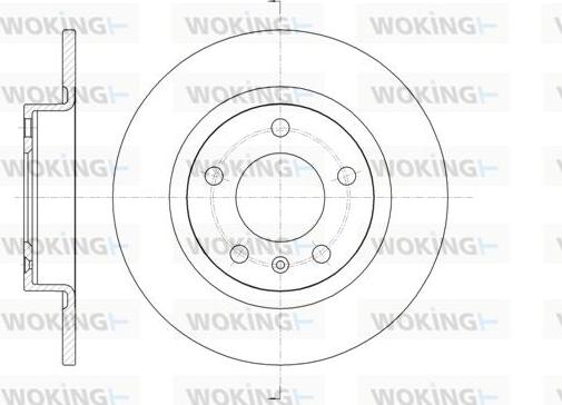 Woking D61469.00 - Brake Disc autospares.lv