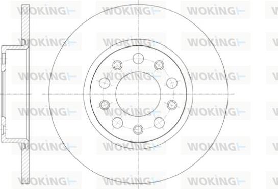 Woking D61426.00 - Brake Disc autospares.lv