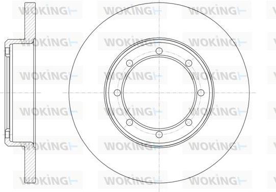 Woking D61476.00 - Brake Disc autospares.lv