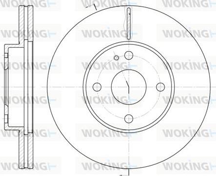 Triscan BD3256 - Brake Disc autospares.lv