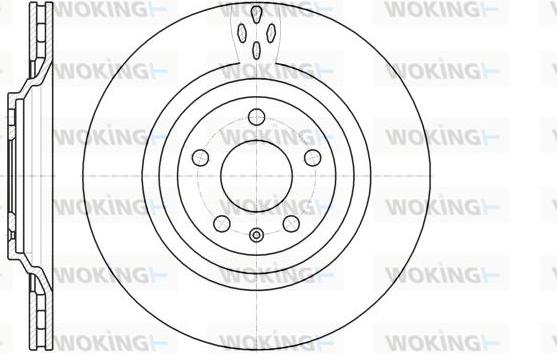 Woking D61309.10 - Brake Disc autospares.lv