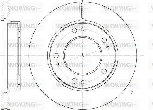 Woking D6893.10 - Brake Disc autospares.lv