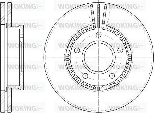 Pemebla JAPDI-384 - Brake Disc autospares.lv