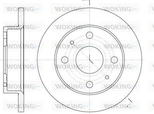 CAR DSK2047 - Brake Disc autospares.lv