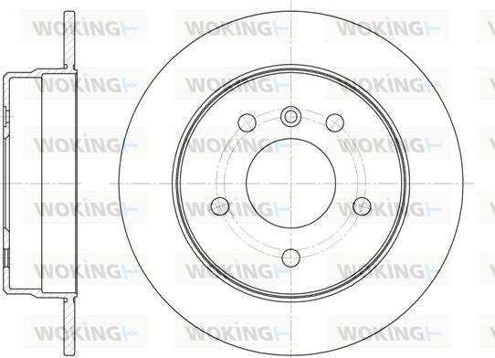 Woking D6831.00 - Brake Disc autospares.lv