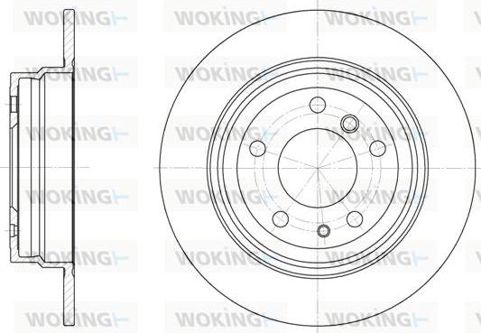 Woking D6342.00 - Brake Disc autospares.lv