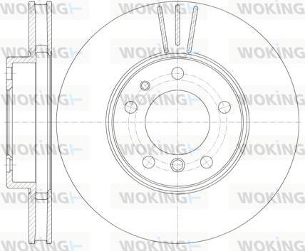 Woking D6778.10 - Brake Disc autospares.lv