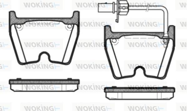 DEEVO BP88060 - Brake Pad Set, disc brake autospares.lv