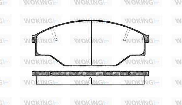 Diederichs J0446535320 - Brake Pad Set, disc brake autospares.lv