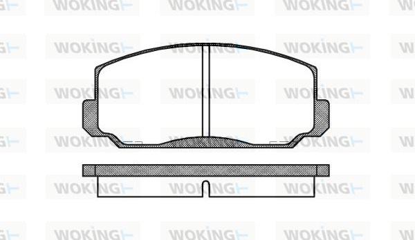 Spidan 0.080092 - Brake Pad Set, disc brake autospares.lv