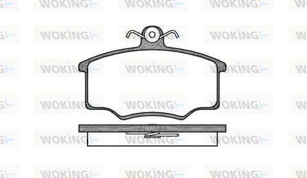 Woking P1463.20 - Brake Pad Set, disc brake autospares.lv