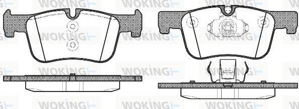 Woking P15783.00 - Brake Pad Set, disc brake autospares.lv