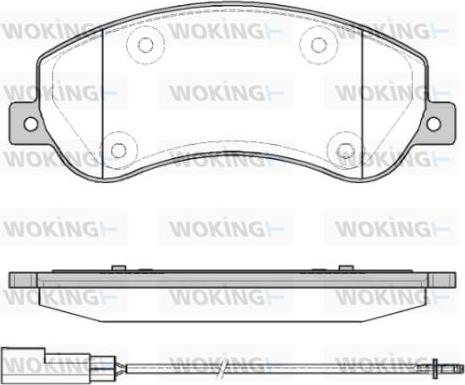 Wagner WBP24484A-D - Brake Pad Set, disc brake autospares.lv
