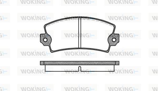 Remsa 021.06 - Brake Pad Set, disc brake autospares.lv