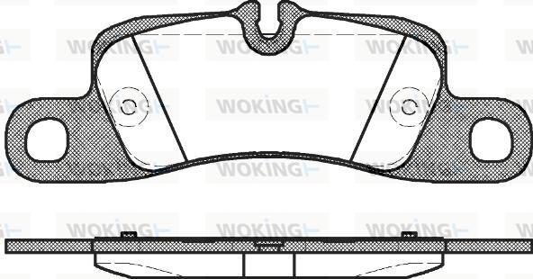 DJ Parts BP2634 - Brake Pad Set, disc brake autospares.lv