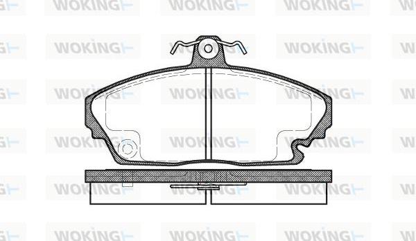 Motaquip VXL256 - Brake Pad Set, disc brake autospares.lv