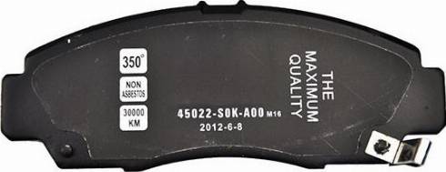 WXQP 40193 - Brake Pad Set, disc brake autospares.lv