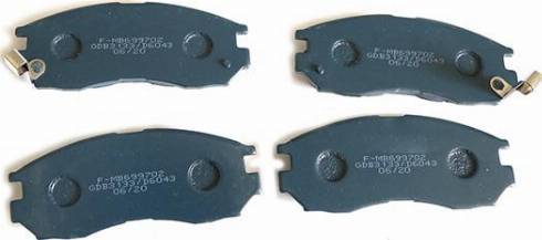 WXQP 40156 - Brake Pad Set, disc brake autospares.lv